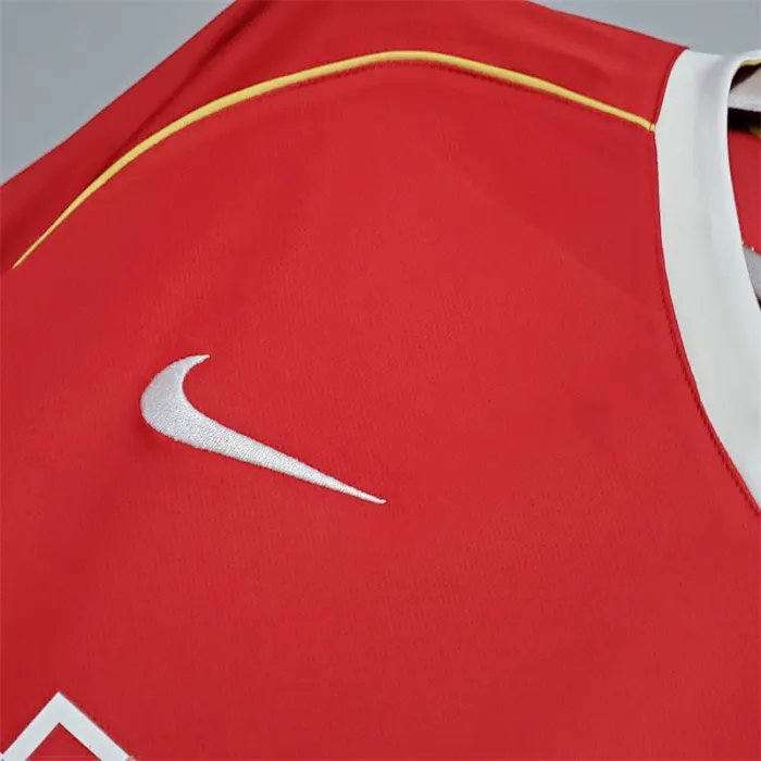 Manchester United Jersey Home Kit 2006/07 Retro Long Sleeves Football Team Soccer Shirt