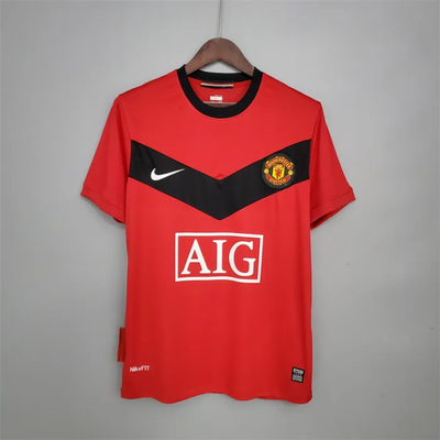 Manchester United Jersey Home Kit 2009/10 Retro Football Team Soccer Shirt