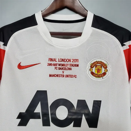 Camiseta de visitante del Manchester United 2010/11, camiseta retro del equipo de fútbol