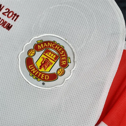 Camiseta de visitante del Manchester United 2010/11, camiseta retro del equipo de fútbol