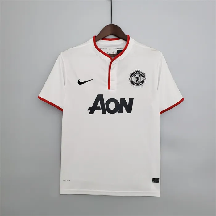 Manchester United Jersey Away Kit 2013/14 Retro Football Team Soccer Shirt