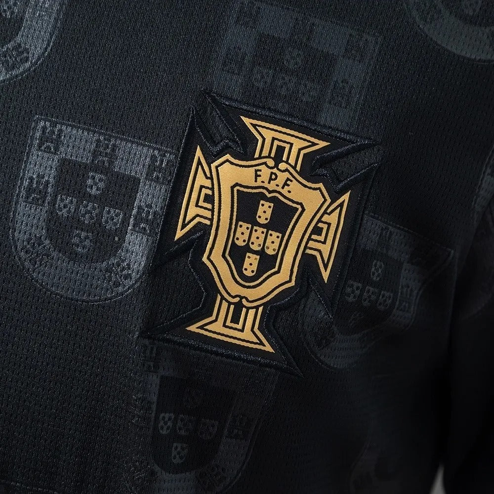 Portugal Jersey 25/26 Black Special Football Kit World cup 2026 - PalmSportss