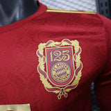 player version bayern munich jersey 25/26 anniversary edition long sleeves football kit soccer jersey - PalmSportss