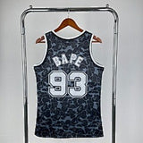 BAPE×M&N joint jersey: Nets black - PalmSportss