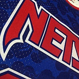BAPE×M&N joint jersey: Nets blue - PalmSportss