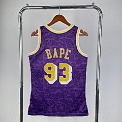 BAPE×M&N joint jersey: Lakers