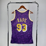 BAPE×M&N joint jersey: Lakers - PalmSportss