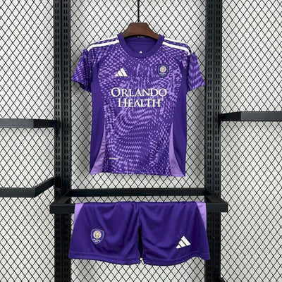 kids orlando city jersey 25/26 home football kit soccer jersey