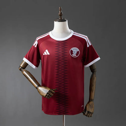 Qatar Jersey 2026 World Cup Home Football Kit Soccer Jersey - PalmSportss