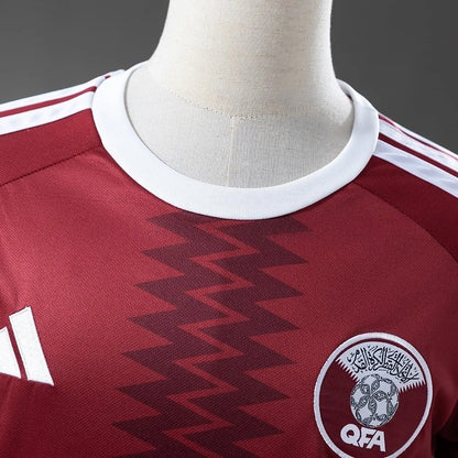 Qatar Jersey 2026 World Cup Home Football Kit Soccer Jersey - PalmSportss