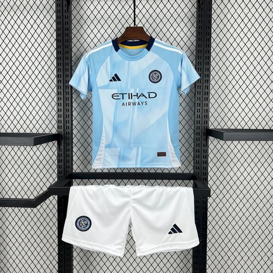 kids new york city jersey 25/26 home football kit soccer jersey