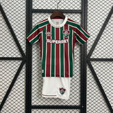 kids fluminense jersey 25/26 home football kit soccer jersey - PalmSportss