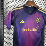 kids los angeles galaxy jersey 25/26 away football kit soccer jersey - PalmSportss