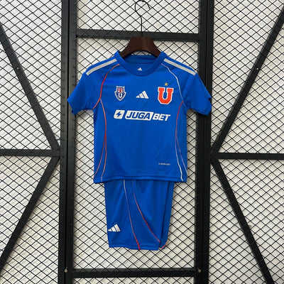 kids university of chile jersey 25/26 home football kit soccer jersey