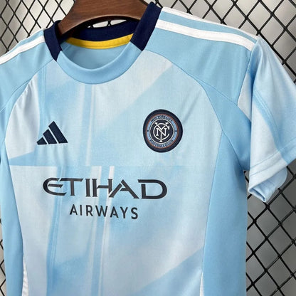 kids new york city jersey 25/26 home football kit soccer jersey