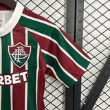 kids fluminense jersey 25/26 home football kit soccer jersey - PalmSportss