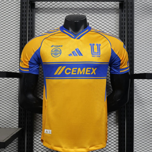 player version club tigres home jersey 25/26 football kit soccer jersey