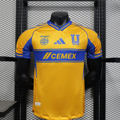 player version club tigres home jersey 25/26 football kit soccer jersey