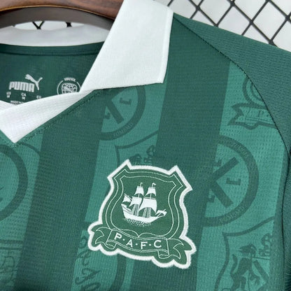 player version plymouth argyle jersey 25/26 home football kit soccer jersey