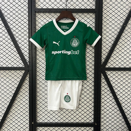 kids palmeiras jersey 25/26 home football kit soccer jersey