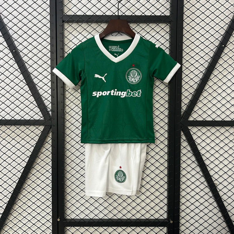 kids palmeiras jersey 25/26 home football kit soccer jersey