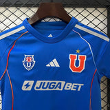 kids university of chile jersey 25/26 home football kit soccer jersey - PalmSportss