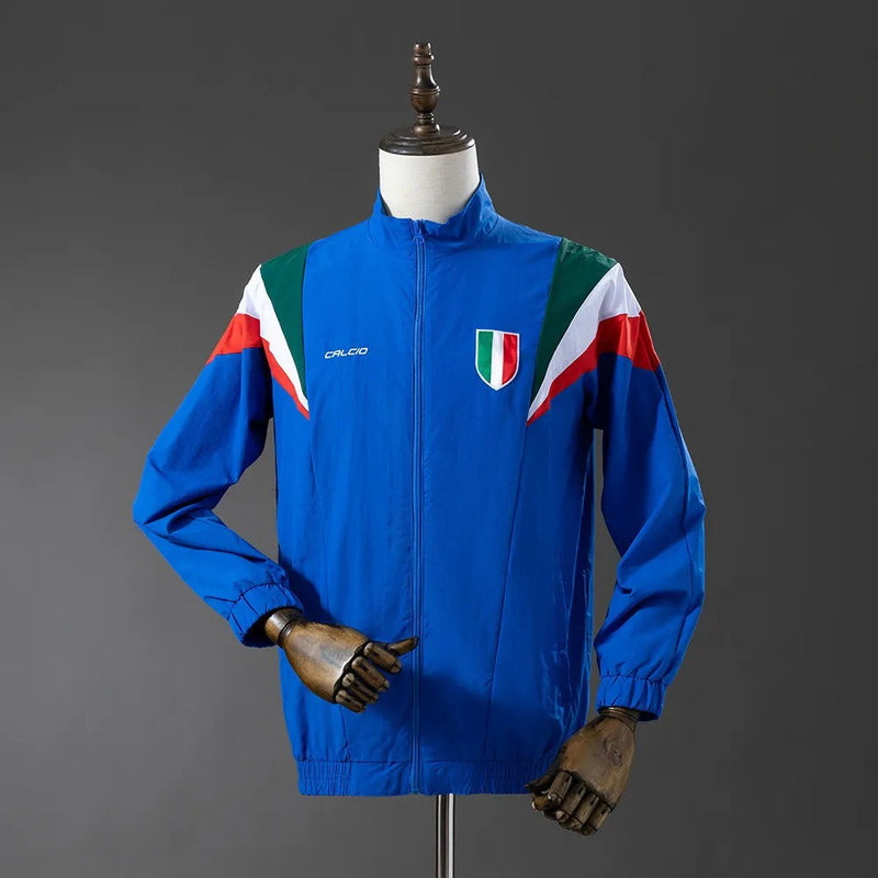 Italy Windbreaker 2025/26 Blue Football Kit