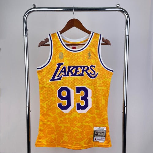BAPE×M&N Joint Jersey: Lakers