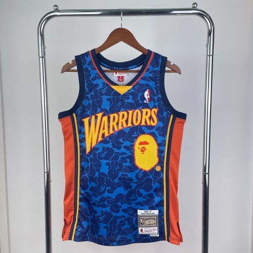 BAPE×M&N Joint Jersey: Warriors