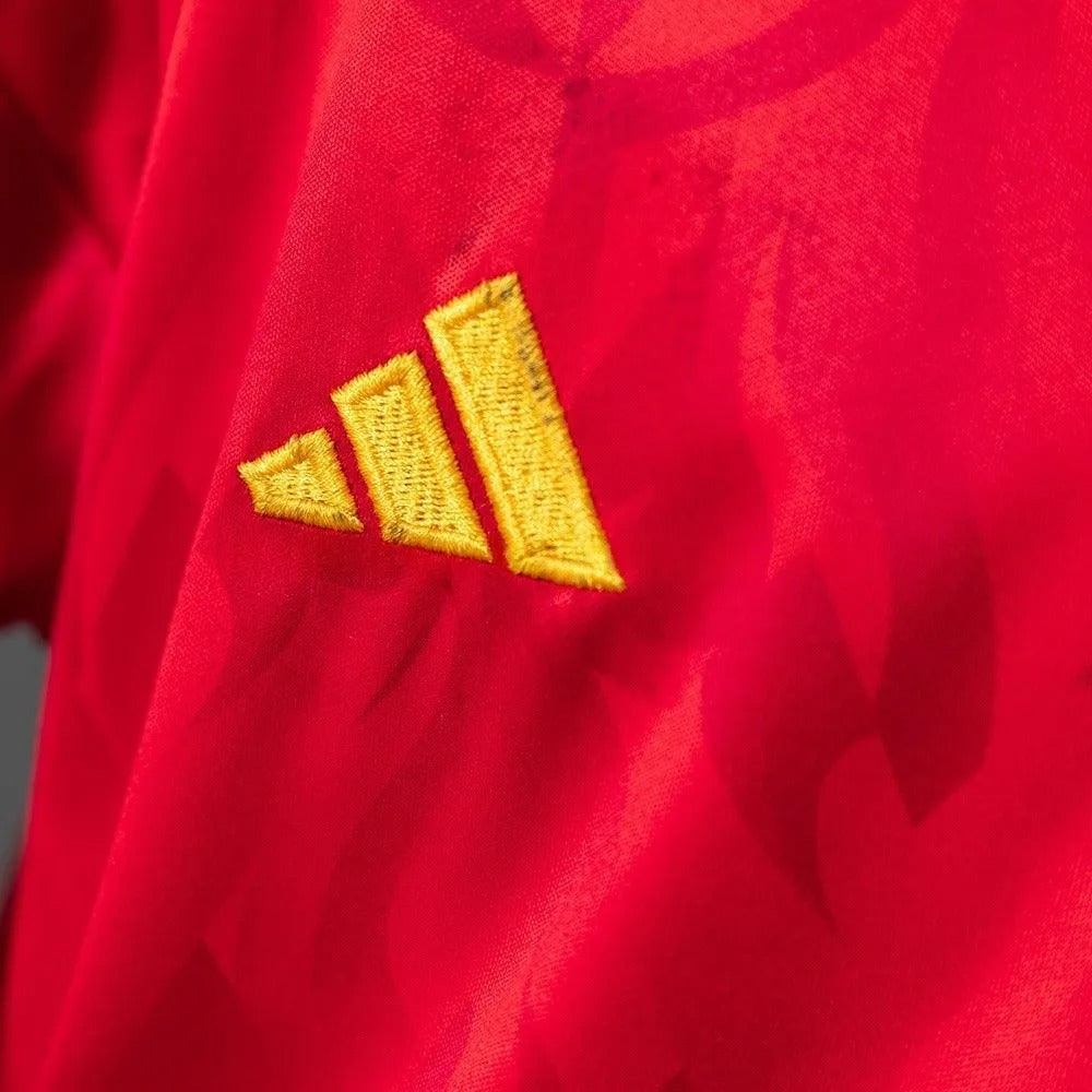 Kids Belgium Jersey 2026 World Cup Home Football Kit - PalmSportss