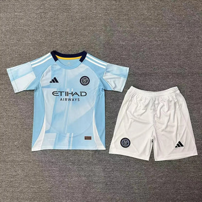 kids new york city jersey 25/26 home football kit soccer jersey