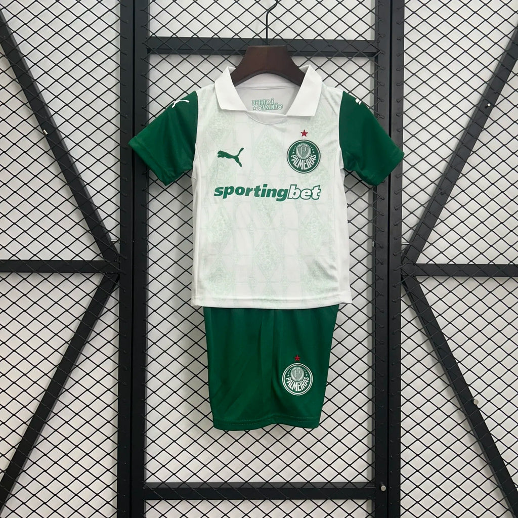 kids palmeiras away jersey 25/26 football kit soccer jersey