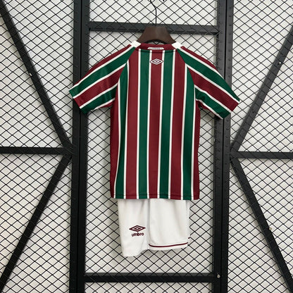 kids fluminense jersey 25/26 home football kit soccer jersey