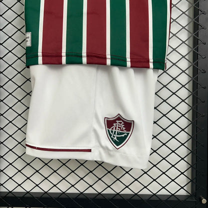 kids fluminense jersey 25/26 home football kit soccer jersey