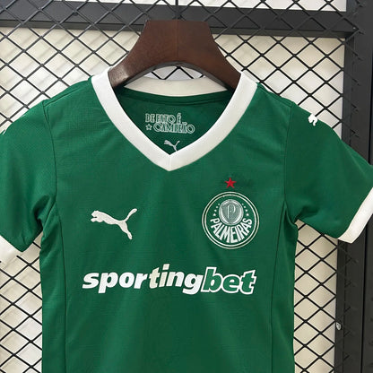 kids palmeiras jersey 25/26 home football kit soccer jersey
