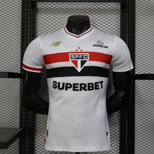 player version sao paulo jersey 25/26 home football kit soccer jersey