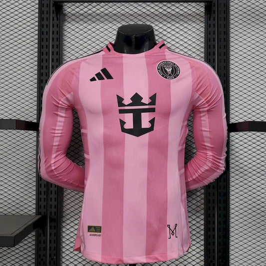 player version inter miami jersey 25/26 home long sleeves football kit soccer jersey