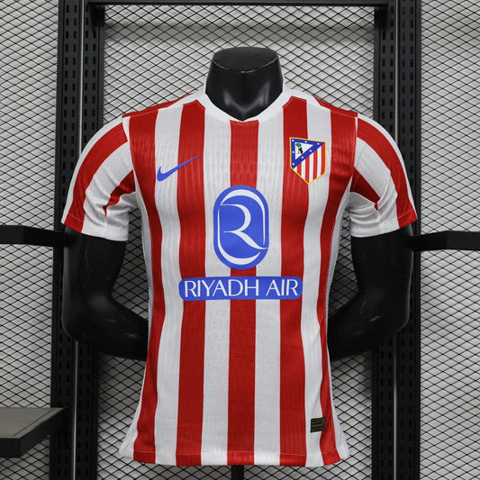 player version atletico madrid jersey 25/26 home football kit soccer jersey