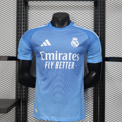 player version real madrid jersey 25/26 goalkeeper football kit soccer jersey
