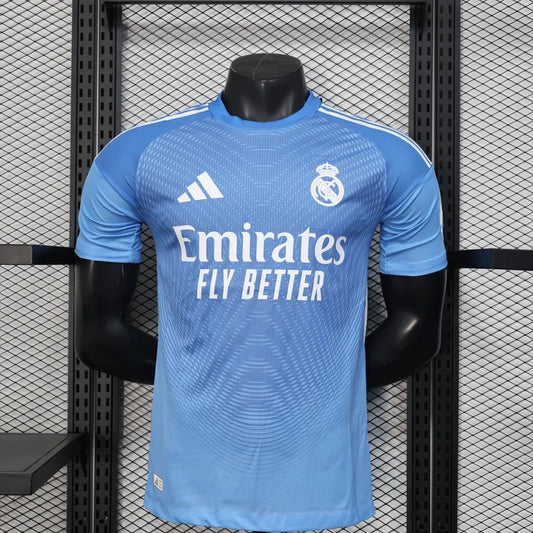 player version real madrid jersey 25/26 goalkeeper football kit soccer jersey