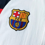 Barcelona Windbreaker 2025/26 White Football Kit - PalmSportss