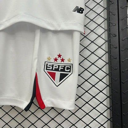 kids sao paulo home jersey 25/26 home football kit soccer jersey
