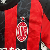 kids ac milan jersey 25/26 home football kit soccer jersey - PalmSportss