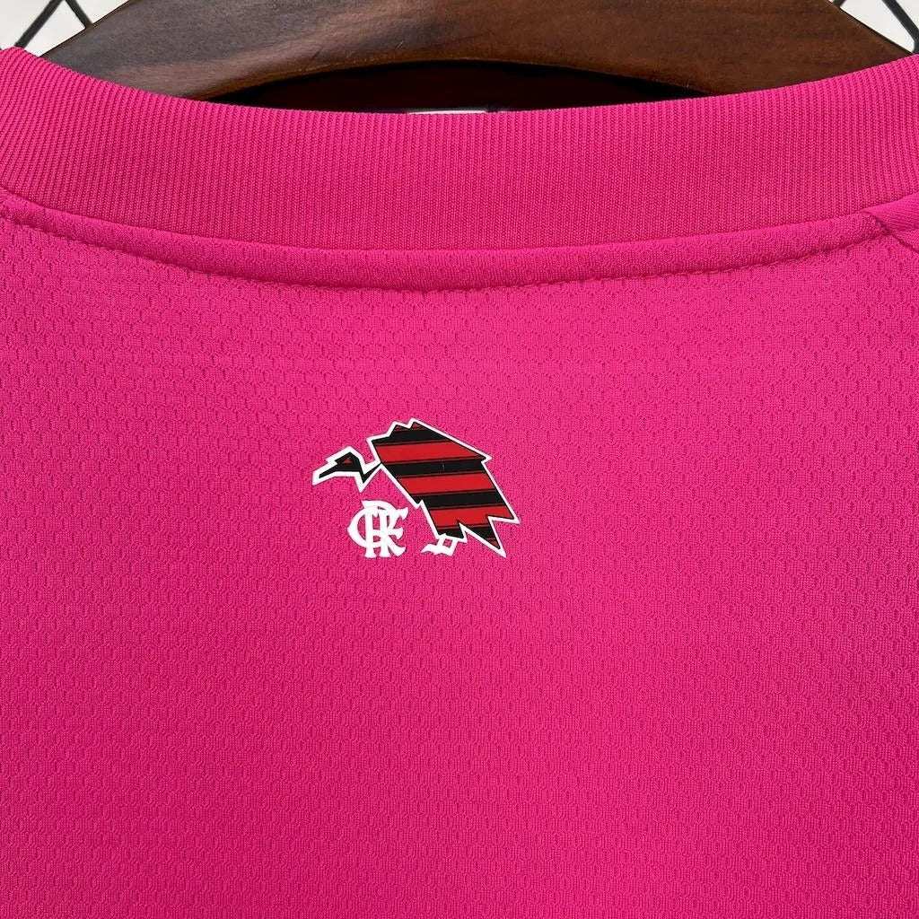 flamengo jersey 25/26 pink goalkeeper football kit soccer jersey