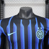 player version inter milan jersey 25/26 home football kit soccer jersey - PalmSportss