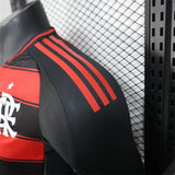player version flamengo home jersey 25/26 long sleeves football kit soccer jersey - PalmSportss