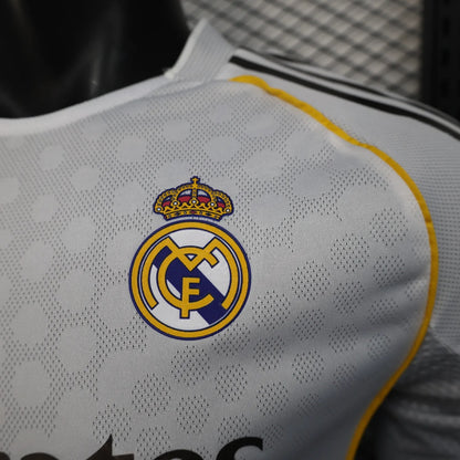player version real madrid jersey 25/26 home long sleeves football kit soccer jersey