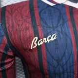 player version barcelona jersey commemorative 25/26 football kit long sleeves soccer jersey - PalmSportss