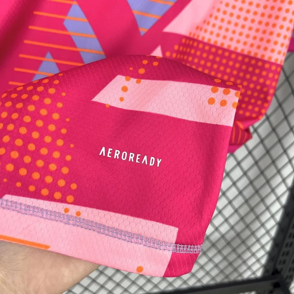 flamengo jersey 25/26 pink goalkeeper football kit soccer jersey