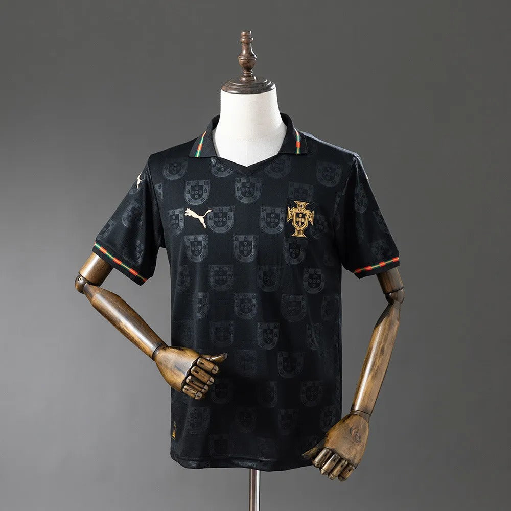Portugal Jersey 25/26 Black Special Football Kit World cup 2026 - PalmSportss